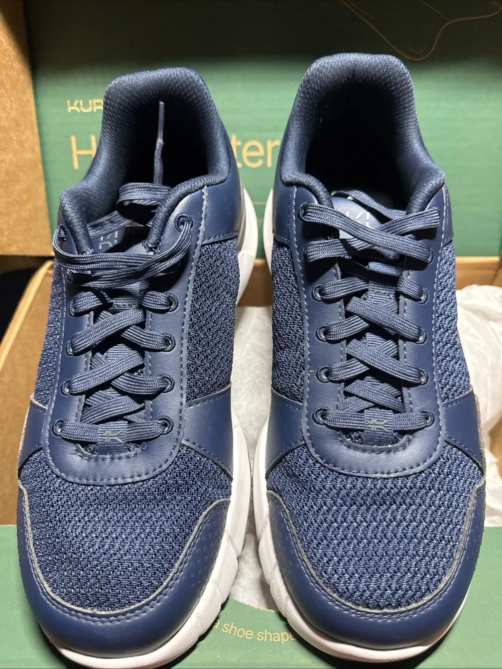 Kuru quantum 2 Men's Navy Athletic Sneakers - Comfort Walking Shoes